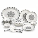 Silver Crest Dinner Set