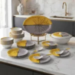 Golden Tree Dinner Set