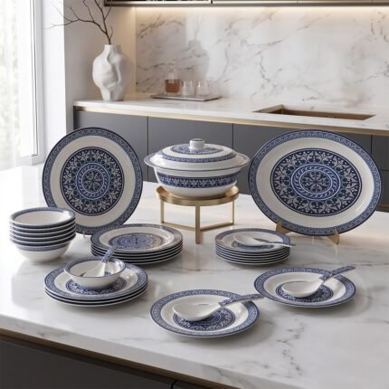 Sapphire Mosaic Dinner Set