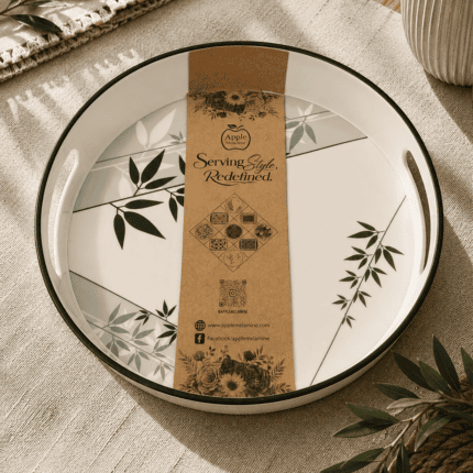 ROUND TRAY (BAMBOO LEAF)