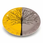 Golden Tree Deep Plate